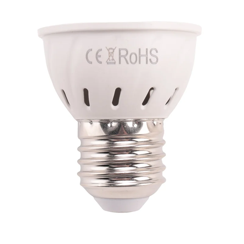 LICE-5X E27 80 LED Lampu Penumbuh Tanaman LED Bola Lampu Pertumbuhan Spektrum Penuh Lampu Phyto Bunga Bibit