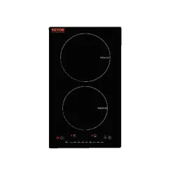 SucceBuy 2 Burners Electric Induction Cooktop Stove Hob Built-in Burner Cooker Sensor Touch Control Magnetic Cooker Hot Plate