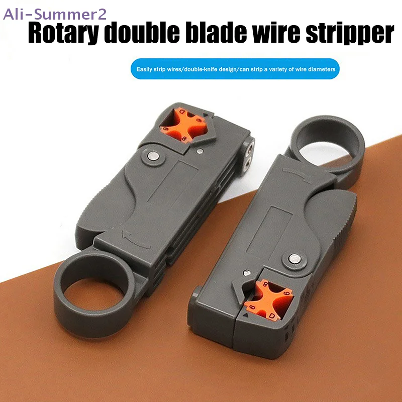 {Summer2} Professional Electrician Wire Pliers Cable Wire Stripper Cutter Crimper Automatic Crimping Stripping Tool 1/2PCS