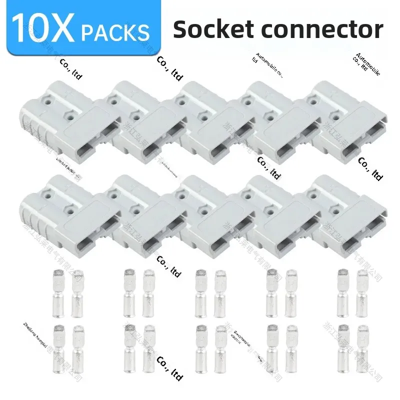 Wholesale 50A Hexagonal PC Insulated Socket Connector Anderson Large Current Plug New Energy Use High Quality Durable Connector