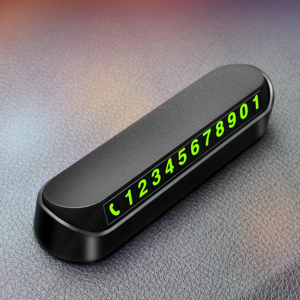 

New Car Accessories Temporary Parking Card Phone Number Card for Audi Q5 2010-2018 Console Glove Tray Holder