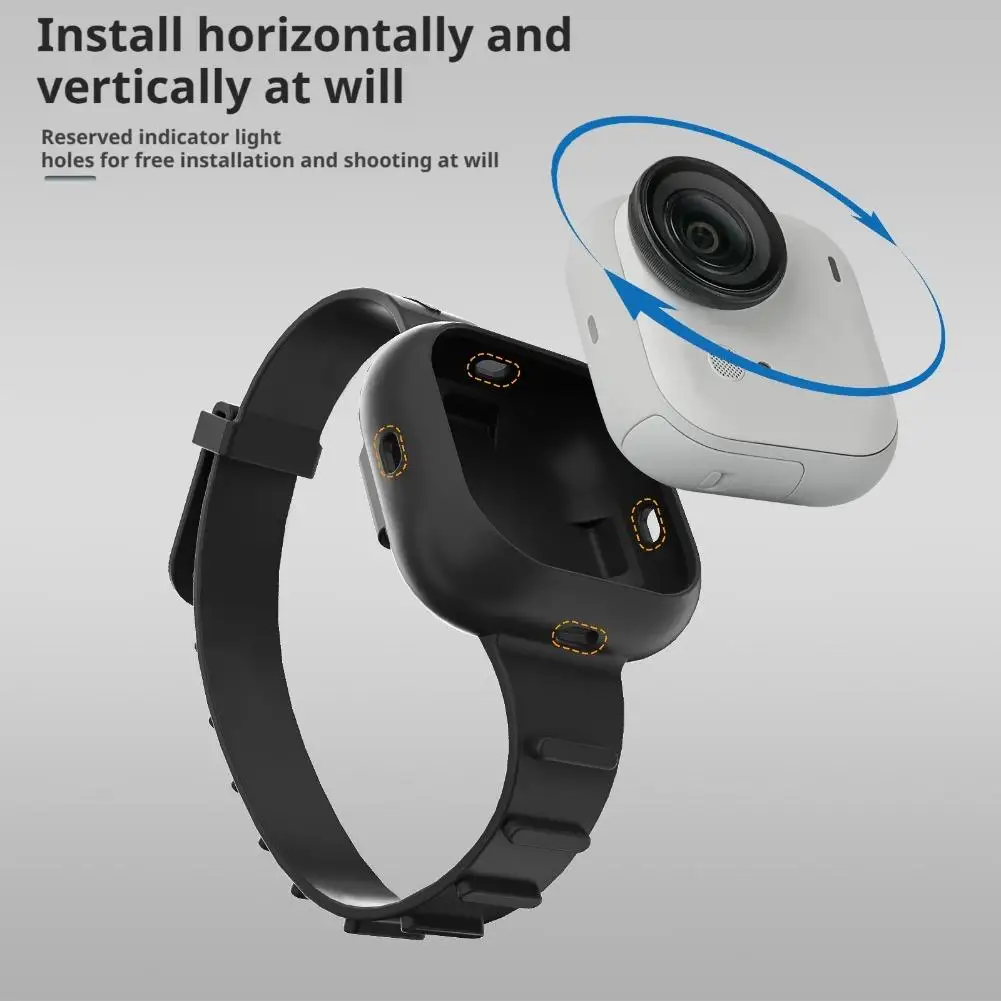 Funda protectora de silicona Ultra para Insta360 GO, accesorio de expansión de correa para mochila deportiva, correa de protección para cámara