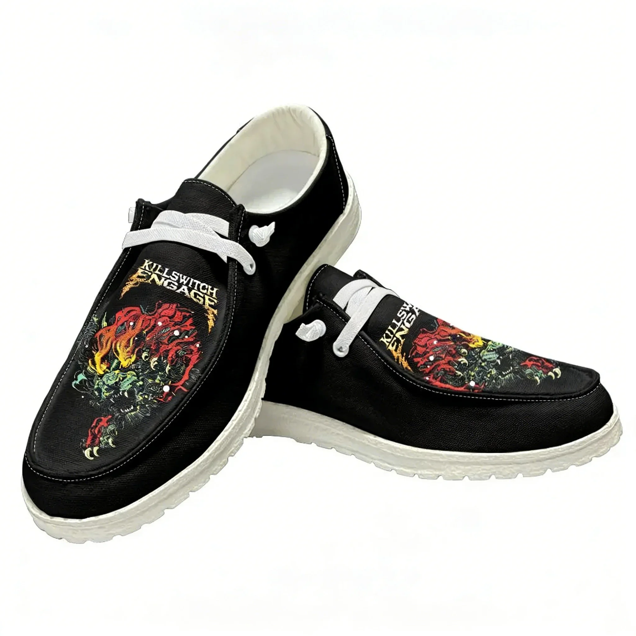 Killswitchs Engages Band Casual Shoes Mens Womans Flat Shoe Breathable Outdoor Lightweight Footwear Couple Custom Made Shoe
