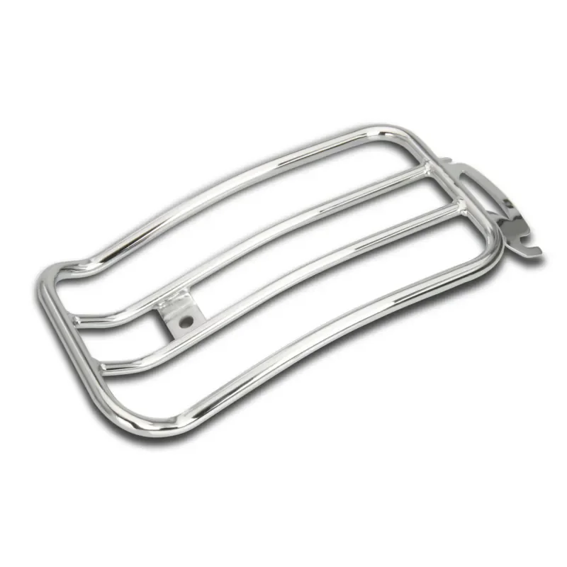 Chrome Rear Solo Seat Luggage Rack For Ro ad King Street Glide Touring FLHT FLHR FLHX FLT 1997-2015