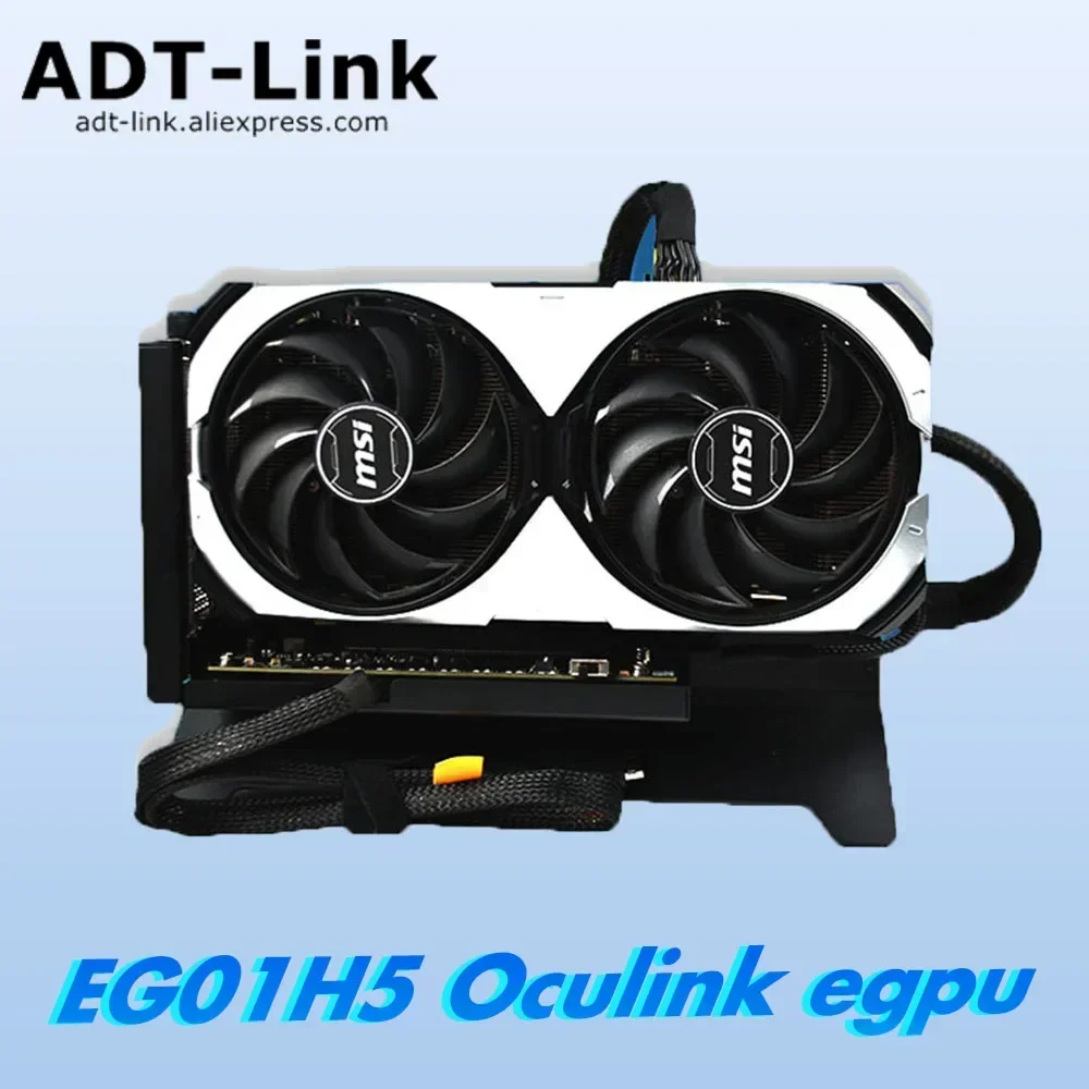 EG01H5 eGPU Oculink Interface Vertical 550W 800W 8P Estação de acoplamento gráfica Suporte Thinkbook AMD NVIDIA 4060 Placa gráfica