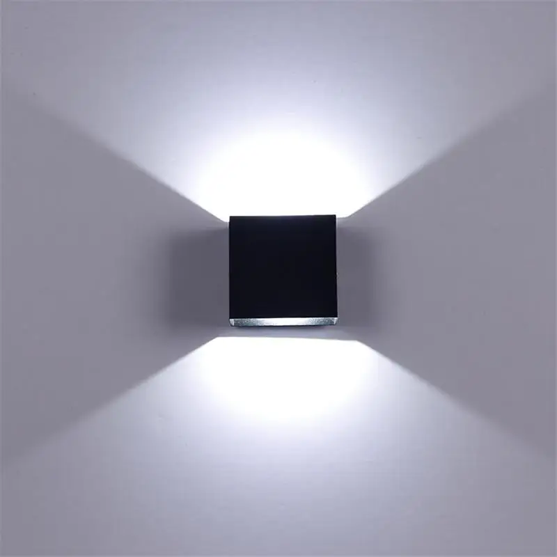 Lámpara de pared LED montada en superficie de AC85-265V, luminaria nórdica moderna para interiores, sala de estar, porche, iluminación exterior