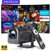 FXTech HY320 Android11 Projector 1080P 390ANSI WIFi6 BT5.0 Portable Compatible TV Stick Ordinateur Portable Tablette PC HDMI USB