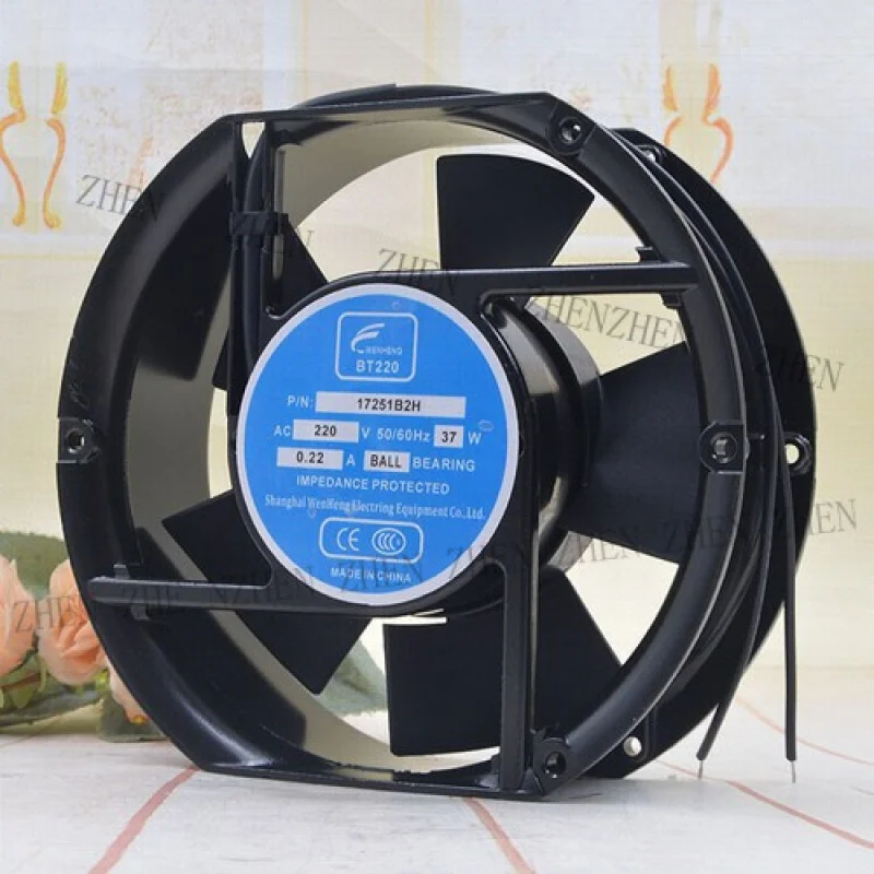 Y 1 Pc. FOR  WENHENG BT220 17251B2H 220V 37w 17CM Cold Ventilation Axial Fan