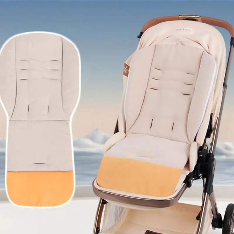 Four Season Strollers Mat Anti Slip Design Comfortable Polyester Cotton Easy Installation For Infant Carriage