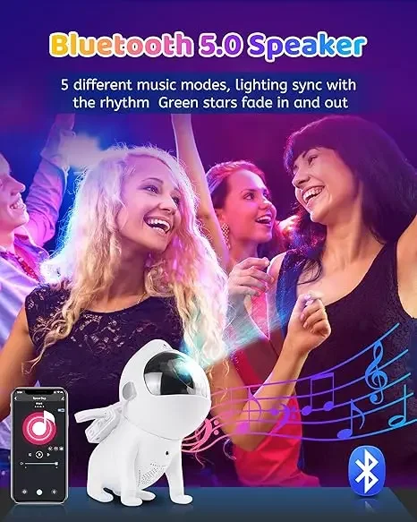 

Hot Selling Space Dog Funny Vibe Lights Romantic Galaxy Projector 10w Night Light Star Sky Led Projector Lights Support Alexa