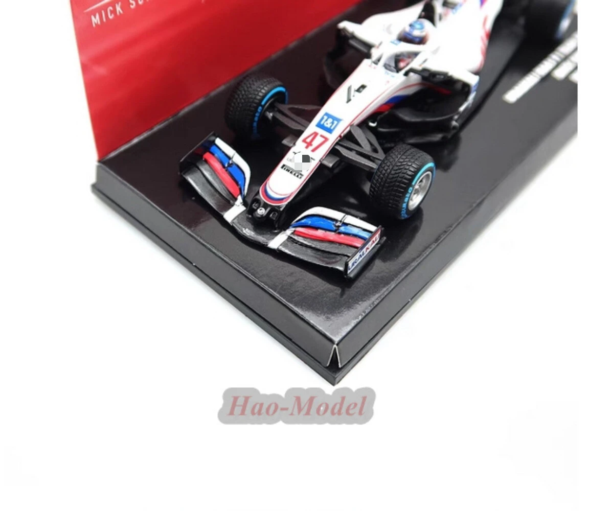 MINICHAMPS 1:43 لفريق السباق VF-21 Haas 2021 F1 ميك شوماخر بلجيكا نموذج سيارات لعب هواية محاكاة عرض مجموعة #2