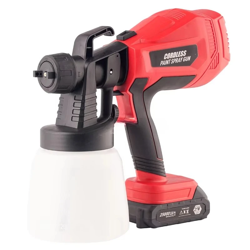Lithium Ion Spray Paint Gun Household Paint Latex Painting Small Diy Spray Machine Convenient Spraying Gun Sprayer 21v
