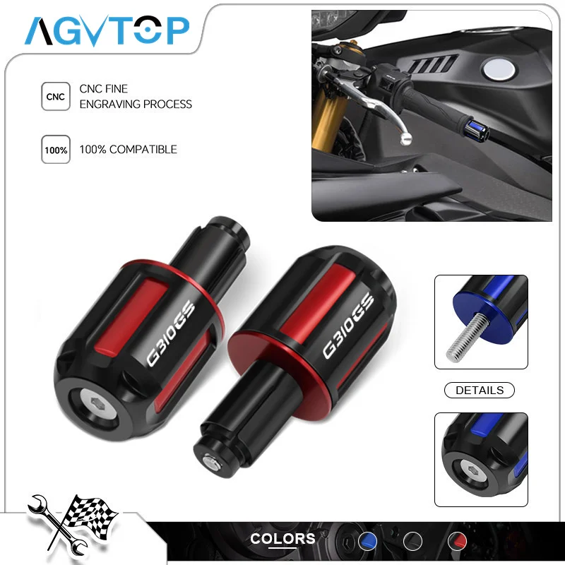 

Motorcycle Handlebar Grip Anti Slider Protection Cap For G310R G310GS G310RR handlegrip cover g310r g310gs Accessories
