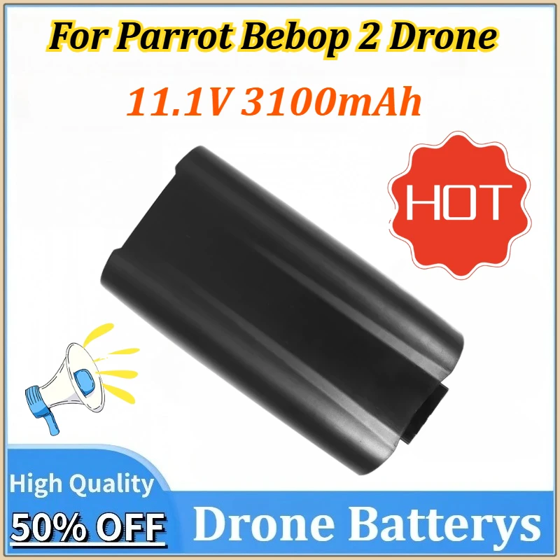 

11.1V 3100mAh Newly upgraded Lipo Drone Battery Replacement for Parrot Bebop 2 Drone Lipo Battery for RC Quadcopter Parts