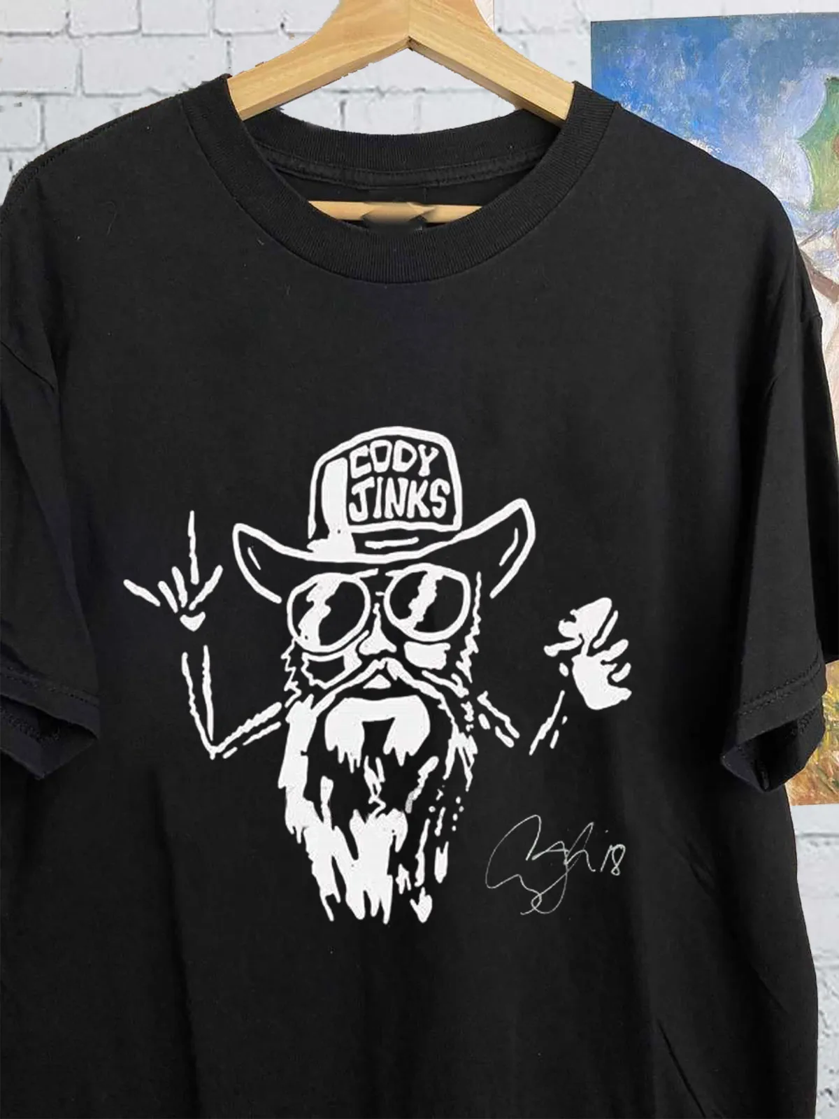 

CODY JINKS Red Rocks Live Signed Gift для фанатов Черная футболка размера S-5XL QQ1243