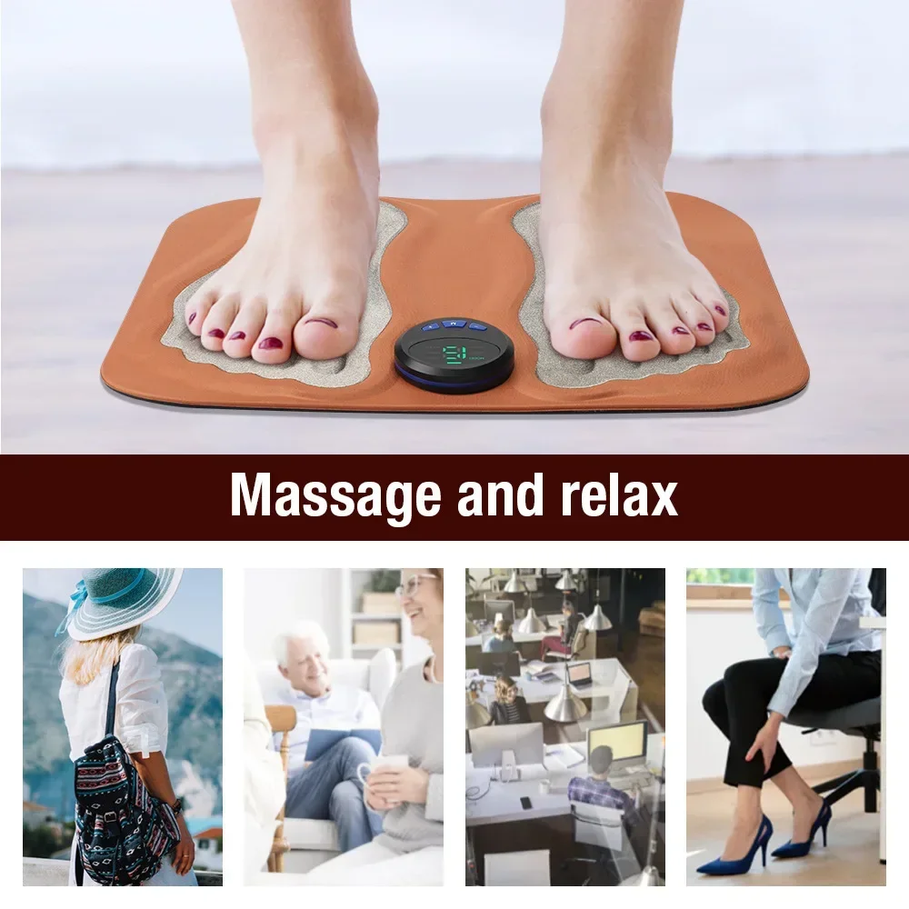 Foot Yoga Massage Mat Muscle Improve Blood Circulation Relaxation Exercise Mat Fitness Foot Training Acupuncture Physiotherapy