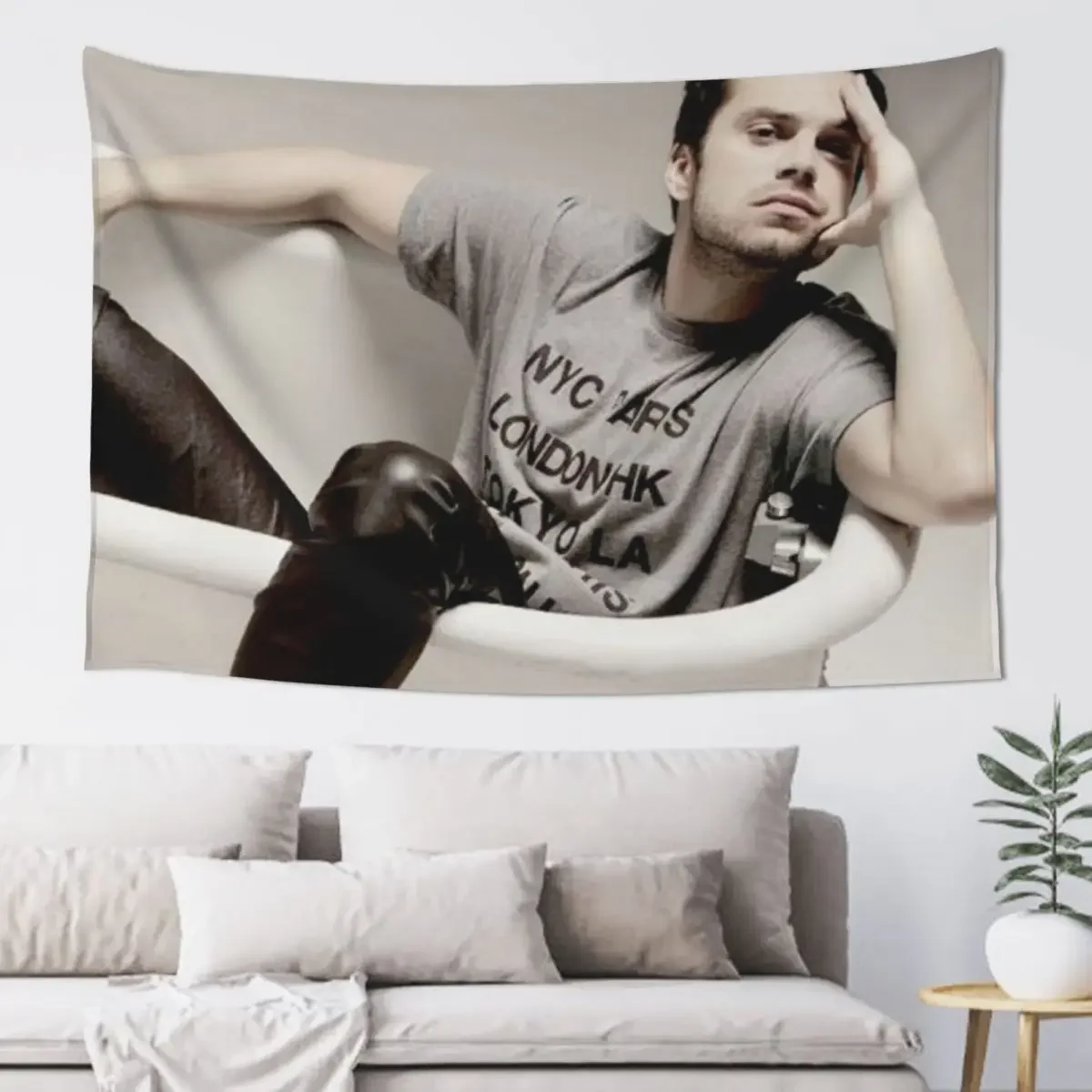 

Sebastian Stan Tapestry Decoration Home Room Decorator Home Decor Aesthetic Wallpaper Bedroom Tapestry