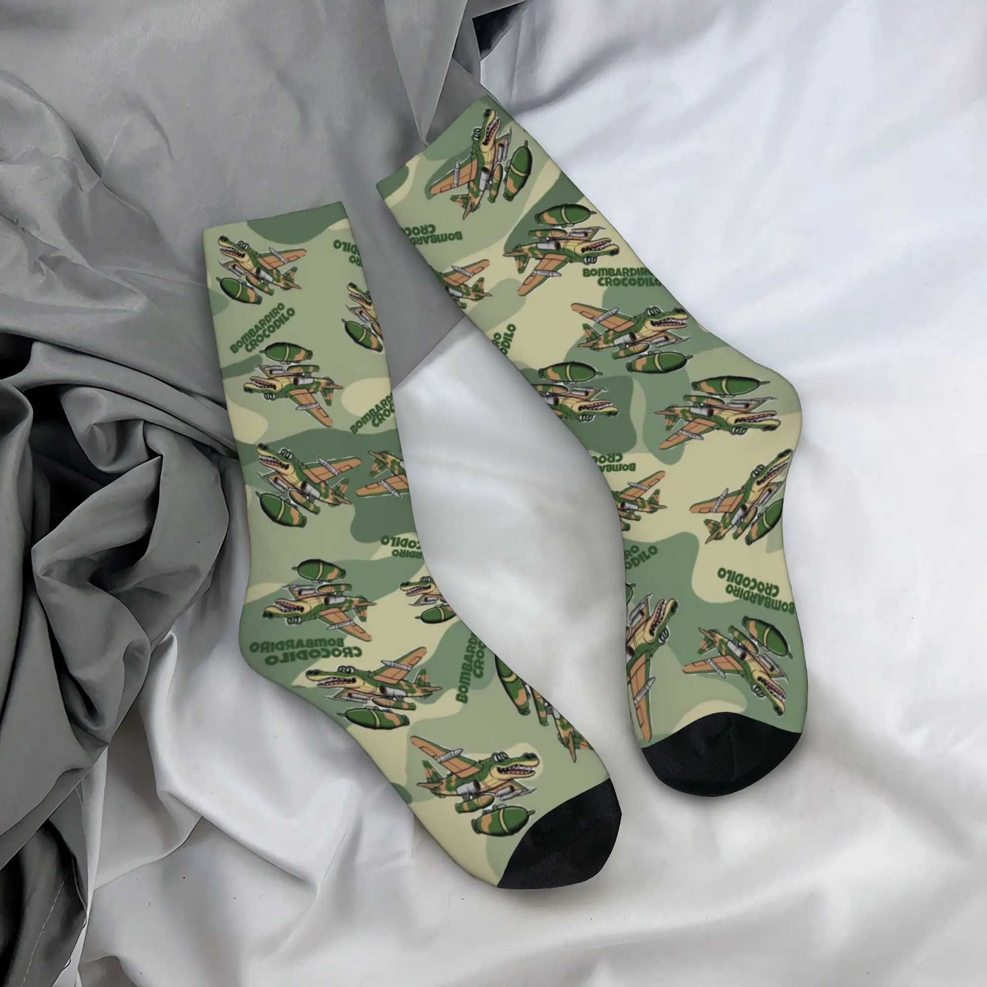 Tung Tung Tung Sahur Funny Meme Socks for Women Men Merchandise All Seasons  Super Soft Crew Socks Breathable