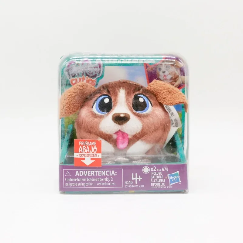 Hasbro FurReal juguetes de peluche con sonidos electrónicos mascota gato perro pollo tigre Mini modelo adorno de mesa niños cumpleaños Gigts