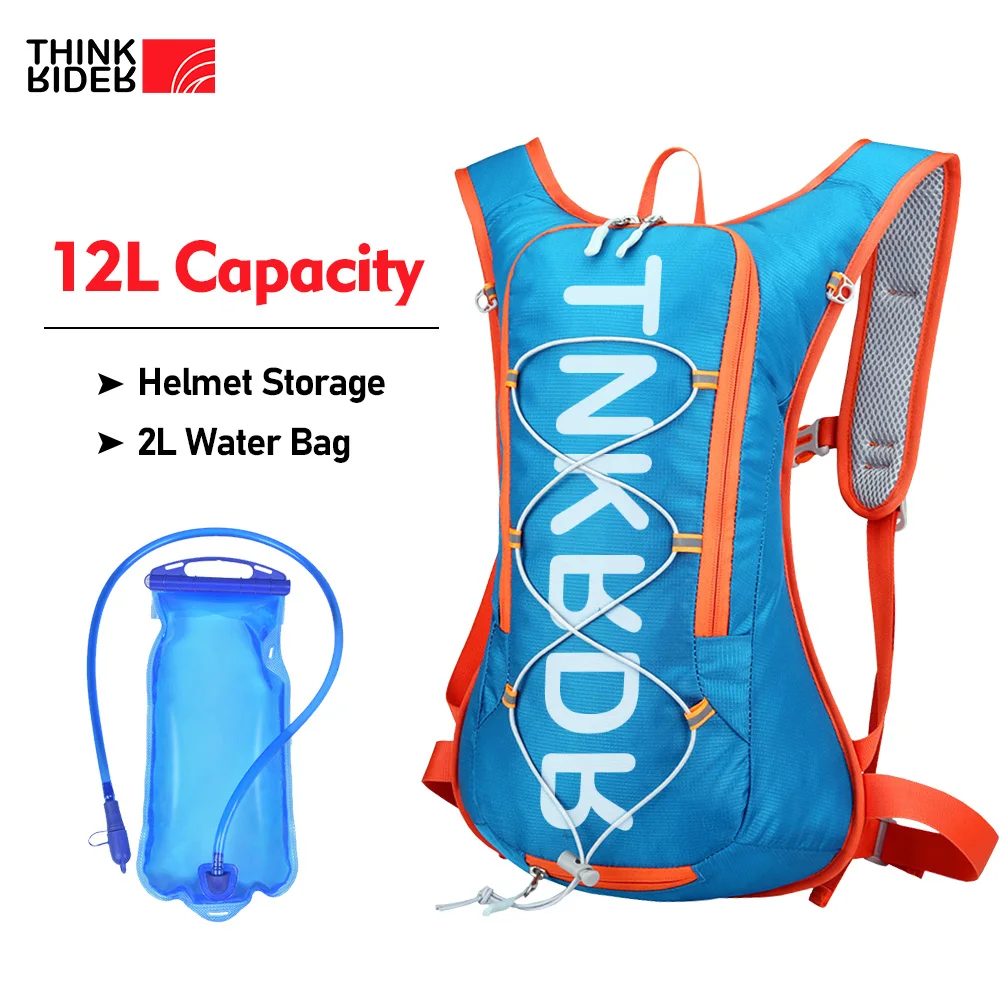 ThinkRider Bicycle Bike Bags Water Bag 12L Przenośna wodoodporna torba na rower szosowy Outdoor Sport Climbing Pouch Hydration Backpack