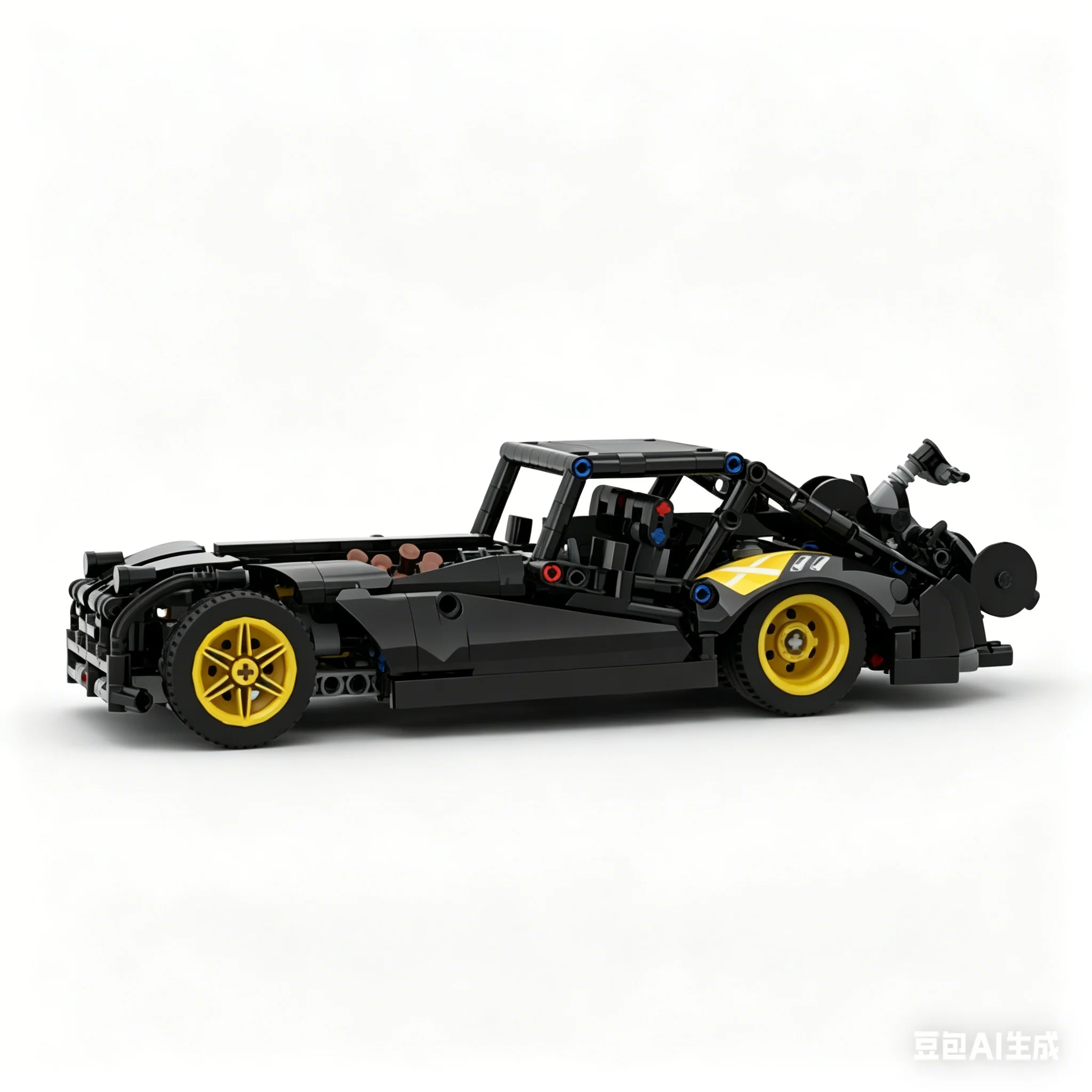 

Конструктор MOC Speed Champion: Классическая гоночная машина для детей, развивающая технологичная игрушка, подарок