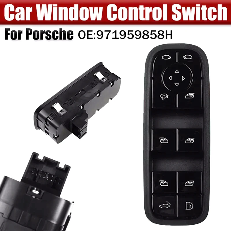 

Car Master Window Control Switch Button 971959858H For Porsche Cayenne Panamera E-Hybrid 2017-