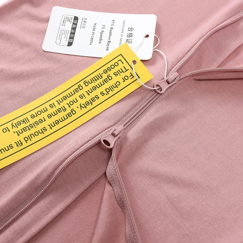 ملابس الطفل صبي فتاة صالة ارتداء منامة السروال القصير الوليد الطفل الرضيع ألياف الخيزران رومبير 0-24 أشهر تنفس سستة ارتداءها #5