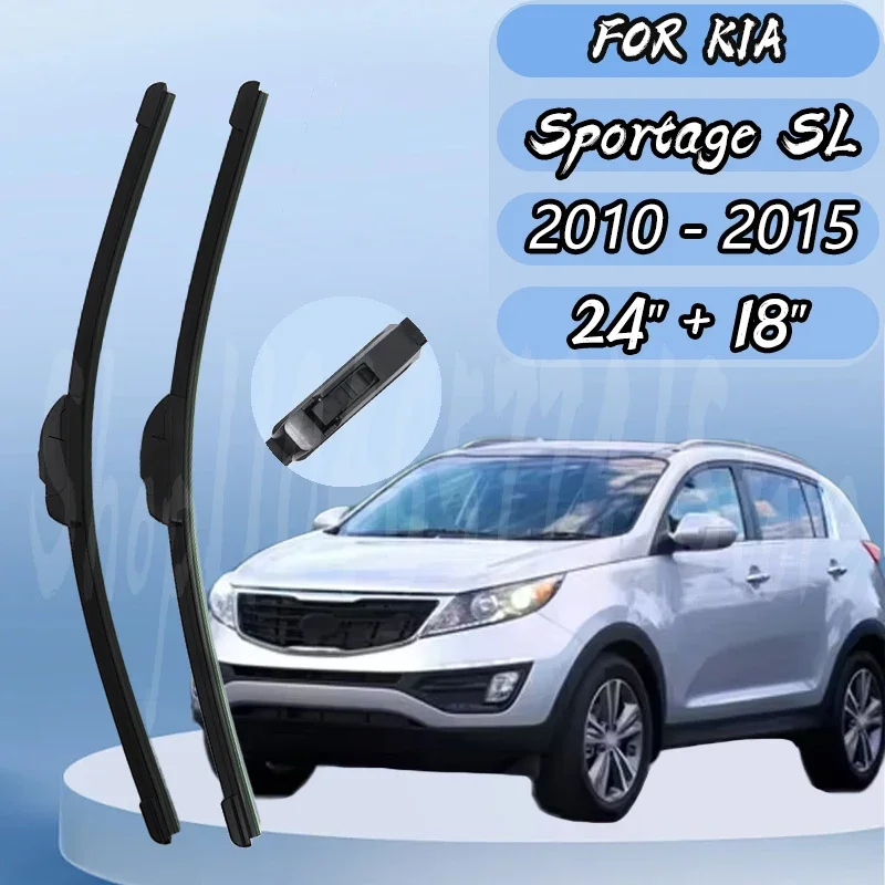 

Wiper Blades Set Kit For KIA Sportage SL 2010 2011 2012 2013 2014 2015 Windshield Windscreen 24"+18"
