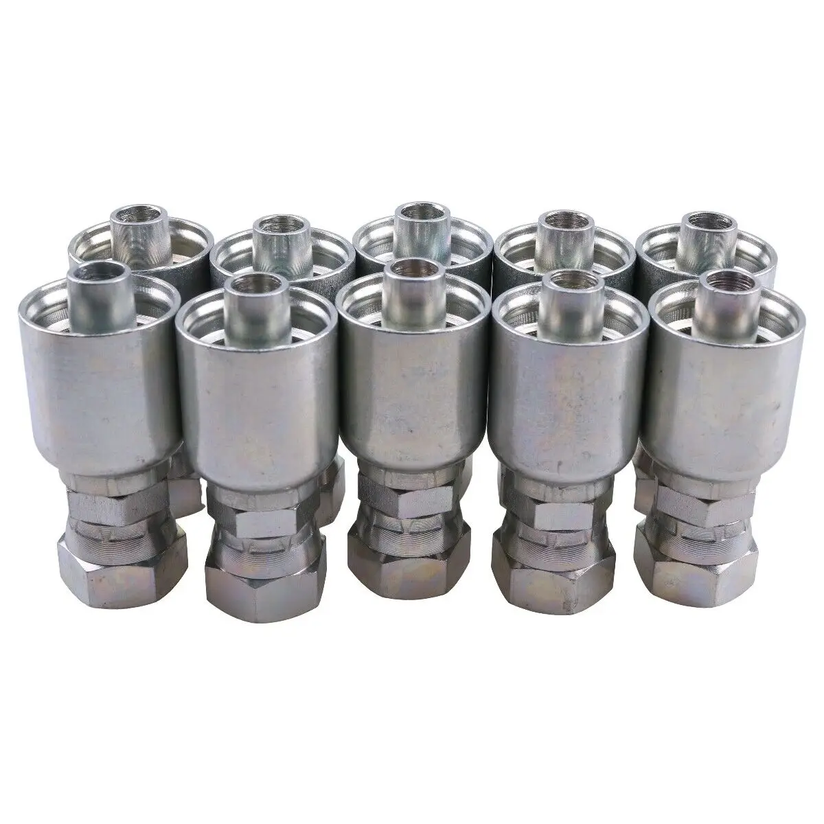 

10PCS Hydraulic Hose Fitting With 1/2" Female JIC 10643-8-8 1064388 for Parker