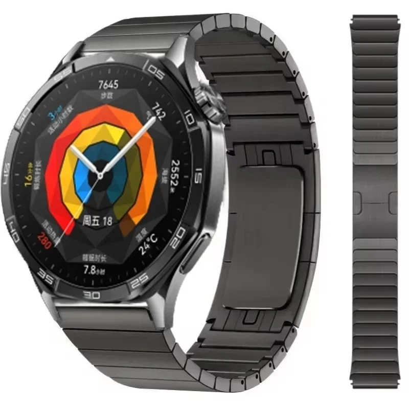 

Металлический ремешок для Huawei Watch GT5 4 3 2 46 мм Браслет из нержавеющей стали 22 мм Ремешок для часов Huawei Watch GT5Pro GT2e GT2Pro GS3 GSPro