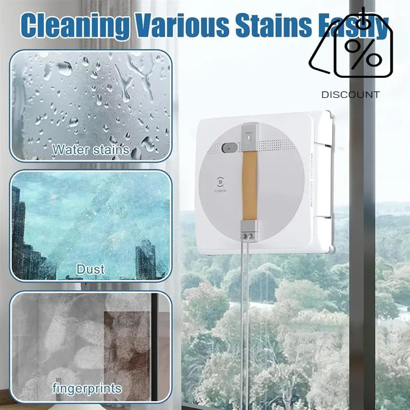 For Ecovacs Winbot W1 / W1 Pro / W2 / W2 Omni Window Cleaning Robots, Window Cleaner Robot Cleaning Cloth-Y48A