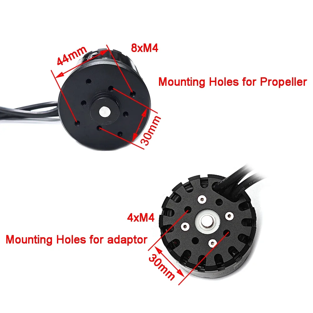 محرك مساعدة من رقائق Maytech 5500 وات 6579 مع شفرات معدنية قابلة للطي لتقوم بها بنفسك لوحة معززة من رقائق Efoil Tow Boogies ذات دفع عالي