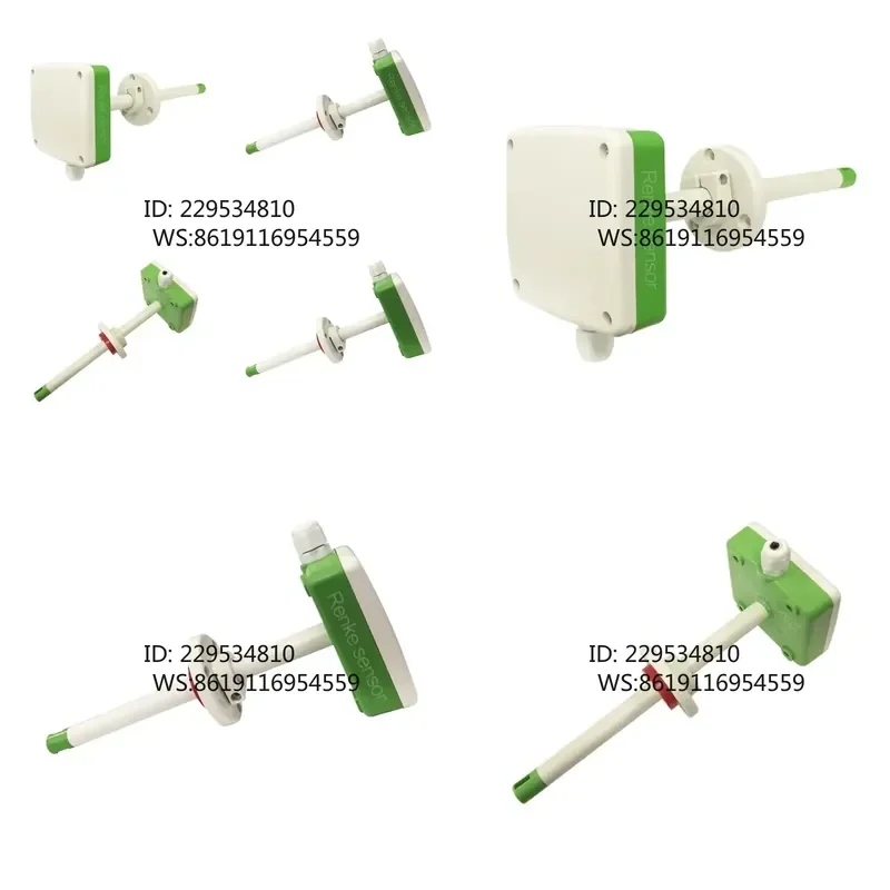 1pcs RS485 Duct Wind Speed Sensor High Precision Industrial Anemometer Fresh Air Conditioning Duct Air Volume Transmitter