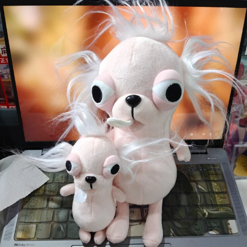 チワワ クレステッドドッグ アグアン ぬいぐるみ キーホルダー バッグチャーム かわいい 面白い ぬいぐるみ おもちゃ 彫刻 装飾 ぬいぐるみ 動物 おもちゃ プレゼント