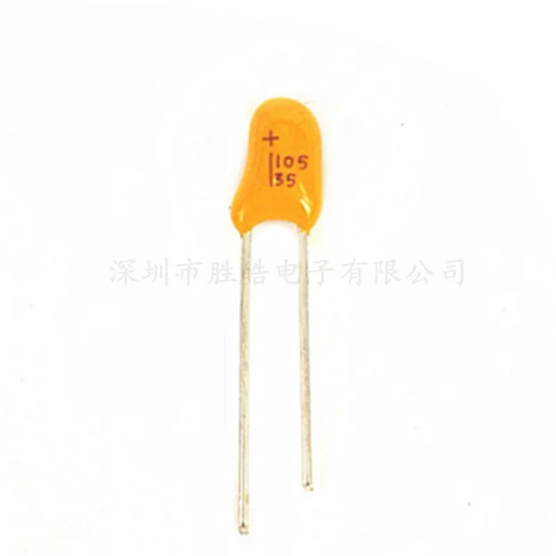 

10piece New Goods Tantalum Capacitor 1uF 35V Brand New 35V1uF DIP High Quality