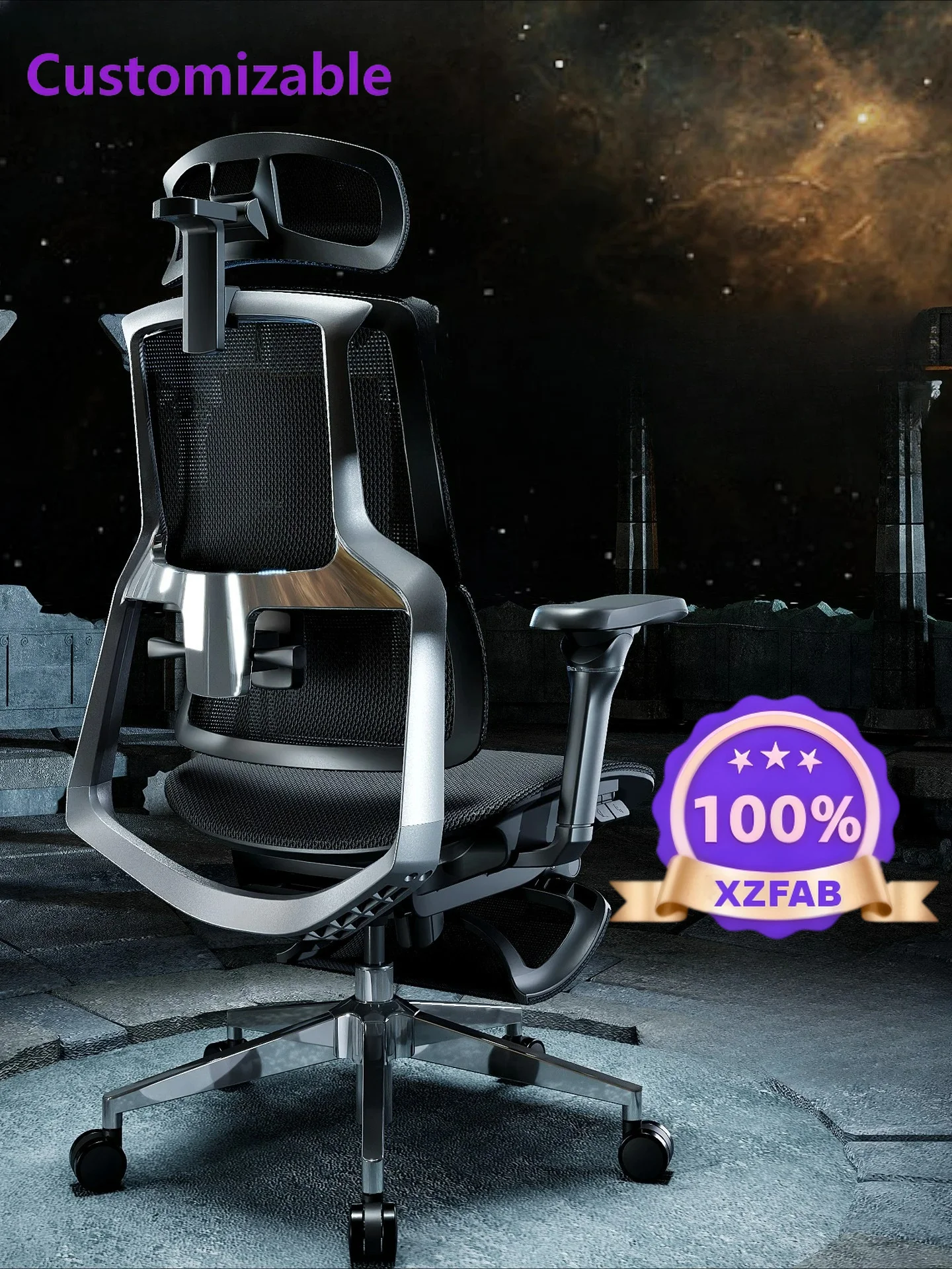 Factory Direct 2026 Ergonomic chair, e-sports chair, office dormitory, computer backrest, long-term sitting chair