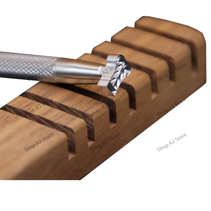 SW110 fastening rope pattern 304 stainless steel combination tool, leather engraving printing vegetable tanned leather DIY