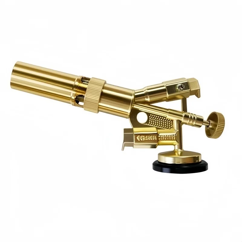 

New Double Electron Flame Gun Camping Burner Torch Butane Welding-Burner Hiking Flame Gas Bbq Camping Cooking Equipment