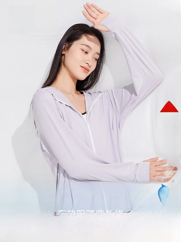 

Новая модная женская повседневная куртка из ледяного шелка с защитой от УФ-лучей, универсальная, для весны и лета