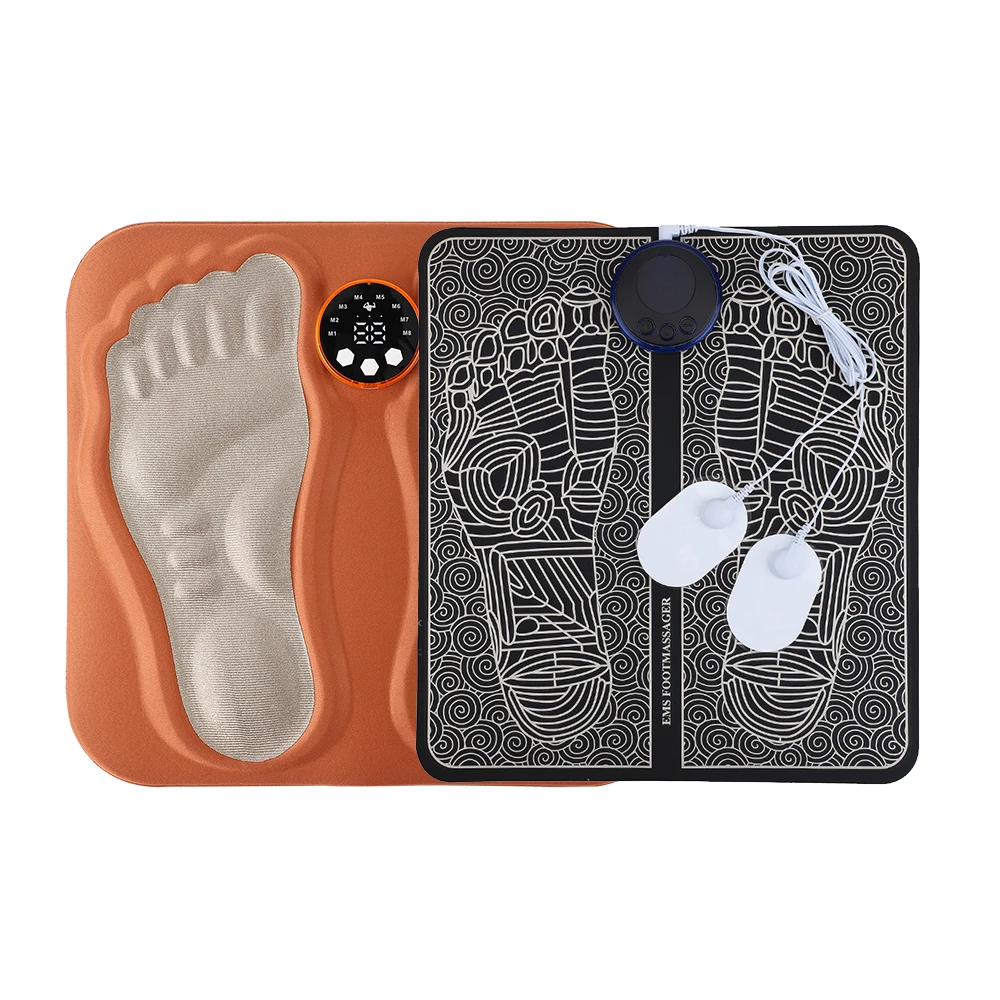 

Smart EMS Massage Pad with RF Remote Improve Blood Circulation Leg Shaping Microcurrent Pulse Foot Massager Mat Acupoint