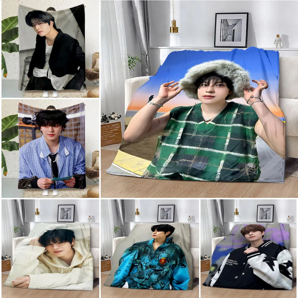 Printed Blanket S-StrayS KidsS K-KimS SeungminS Picnic Blankets Warm Blanket Soft and Comfortable Home Travel Birthday Gift