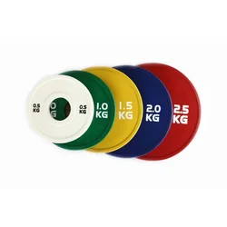 1Pc Gym Micro Plates 0.5/1/1.5 KG Dumbbell fractional Weight Plate Rubber Fractional Weight Plates Add-on Change Weight Plate