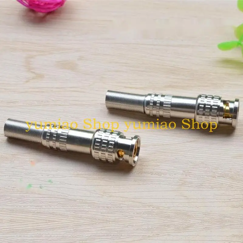 587B 5PCS CCTV Camera Video Cable Connectors Easy Installation Screw-lock