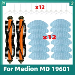 For Medion MD 19601 Robot Vacuum Cleaner Main Side Brush Mop Cloths Rags Accessories Replacement Attachment Spare Parts Kits