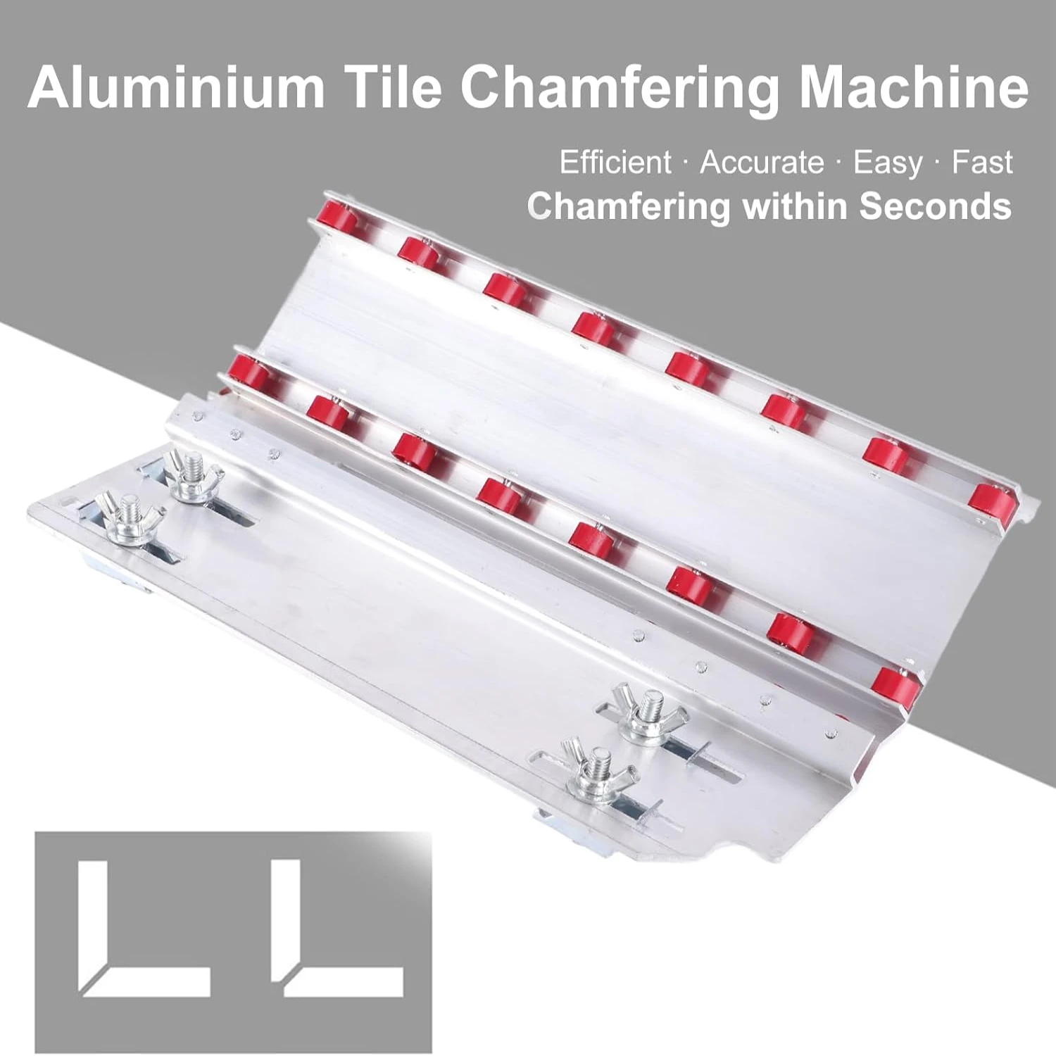 Tile Chamfering Tool Tile 45 Cutter Metal Machine Device for Construction Stone Ceramic Tiles Building, 45 Degree Tile Chamferin