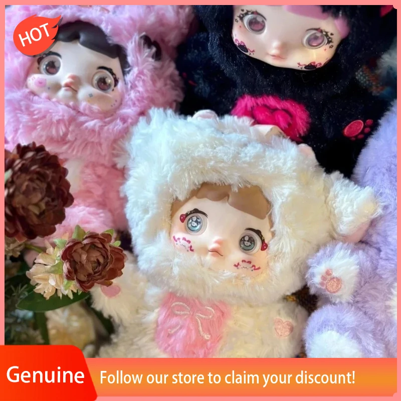 حقيقي Nommi V1 Loveliness لا ينتهي أبدًا سلسلة صندوق أعمى للحيوانات الأليفة دمية صبي صغير صناديق الغموض المحبة الأصلية