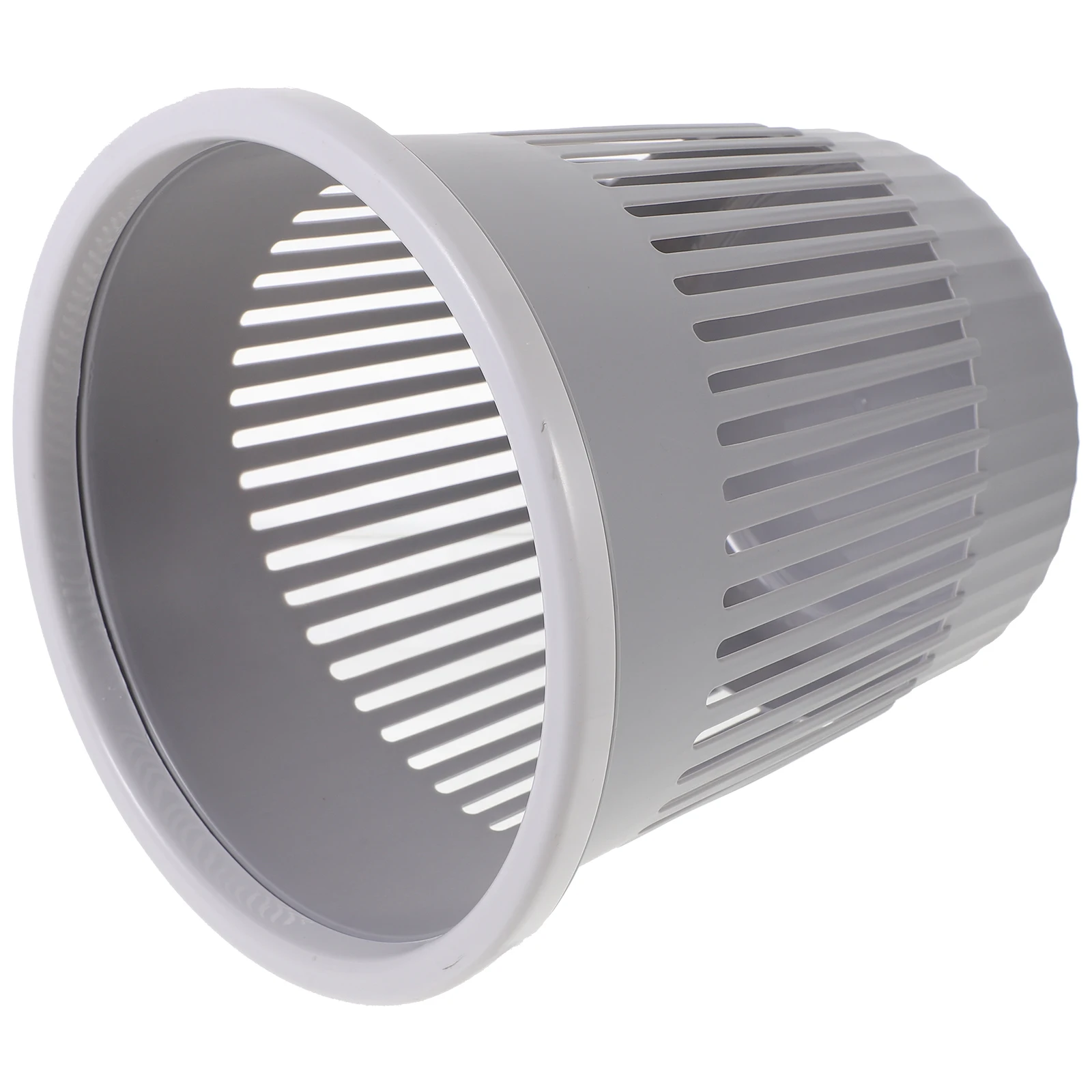 

Simple Round Plastic Trash Can Sturdy PP Material Garbage Bin for Bathroom Bedroom Kitchen Office Home Small Bedroom Trash Can