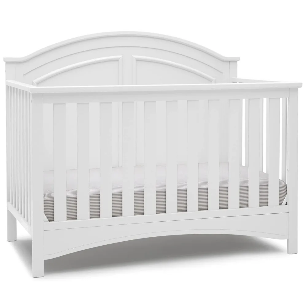 6-in-1 Convertible Crib - Greenguard Gold Certified, Bianca White