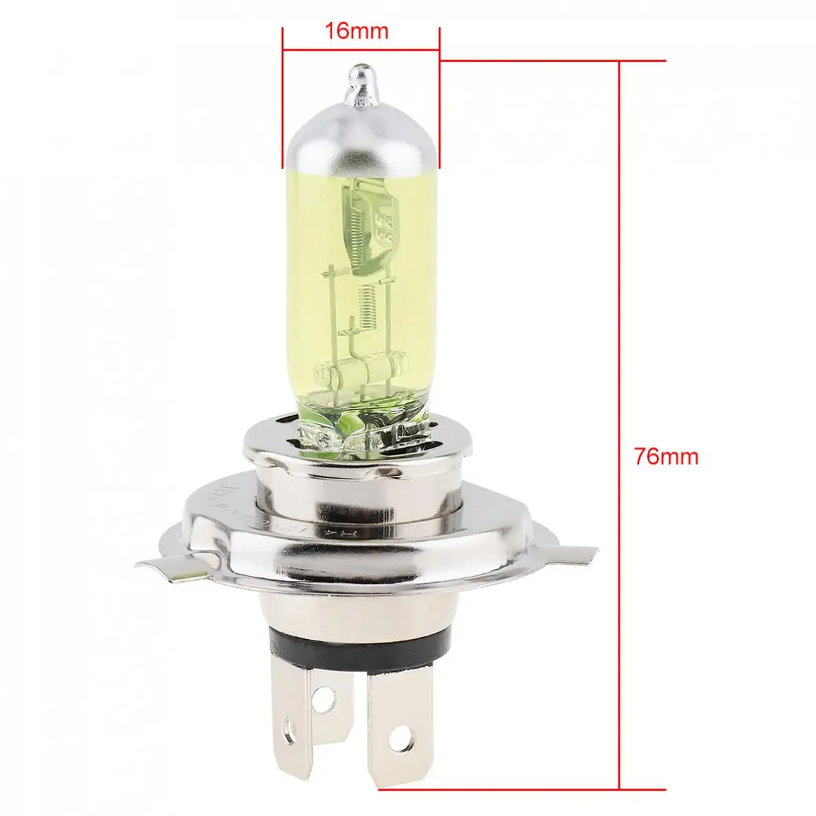 Car light 12V H4 55W 100W 2500K Yellow Light Super Bright Car Xenon Halogen Lamp Auto Front Headlight Fog Bulb Car Light Bulbs