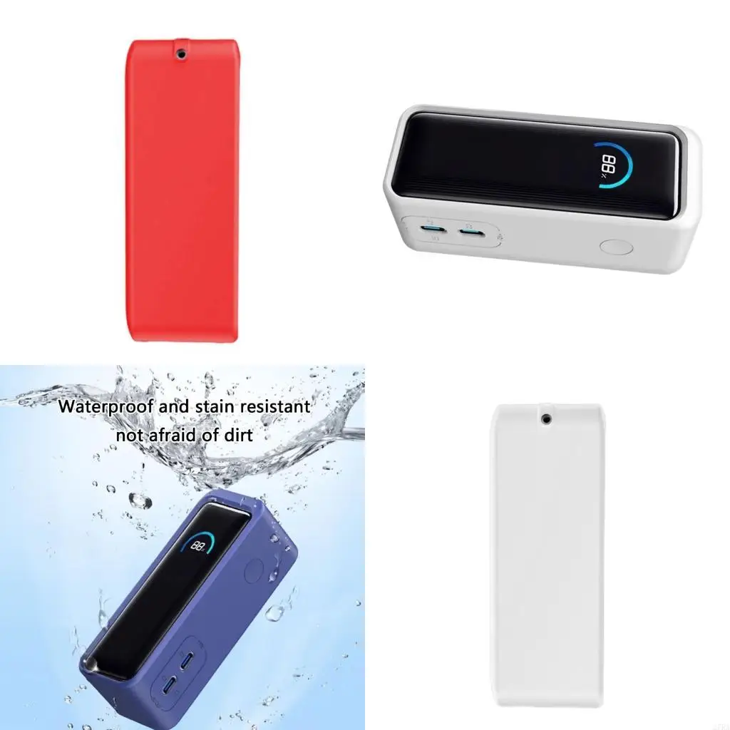 27RA Power Banks Case Silicone Cover Waterproof Case Skin for 65W 9600mAH